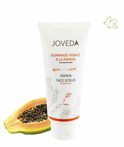 Joveda - Gommage Visage à la Papaye teint terne végétal naturel vegan