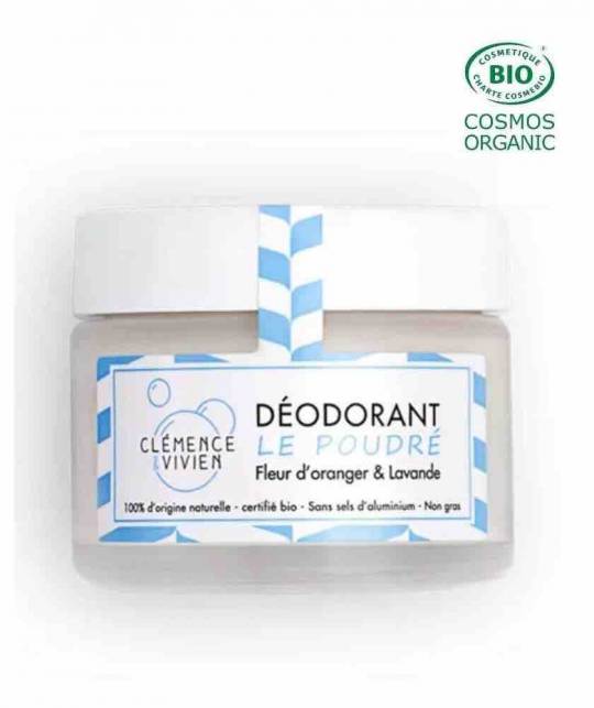 Clémence & Vivien Déodorant bio Crème vegan le Poudré l'Officina Paris