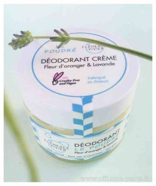 Clémence & Vivien Natural Deodorant Cream Le Poudré powdery l'Officina Paris