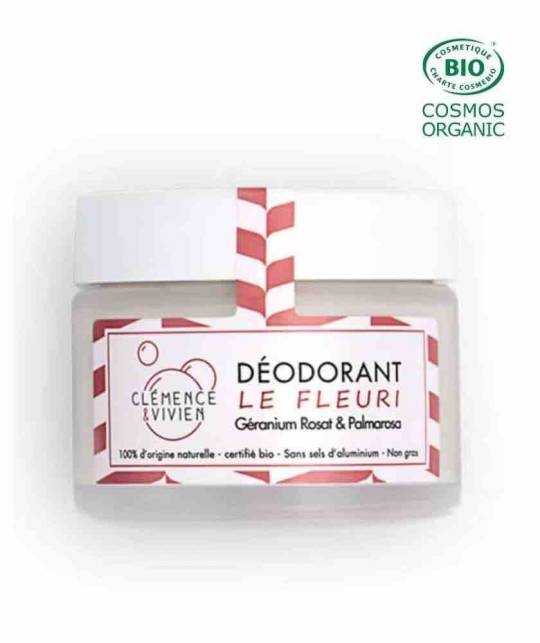 Clémence & Vivien Natural Deodorant Cream floral Le Fleuri l'Officina Paris