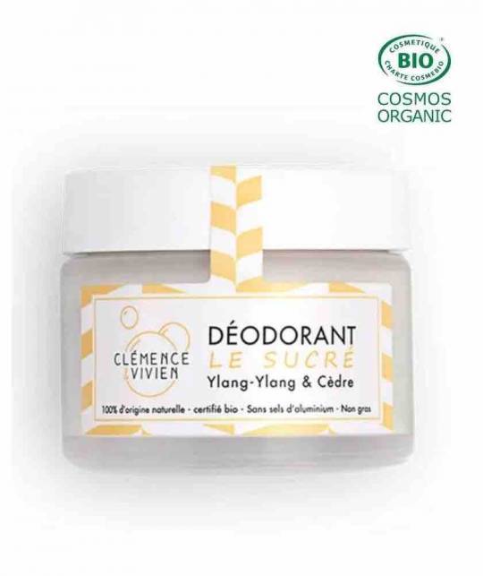 Clémence & Vivien Natural Deodorant Cream Le Sucré sweet organic cosmetics l'Officina Paris