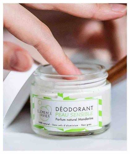 Clémence & Vivien - Natural Deodorant Cream Sensitive Skin Tangerine