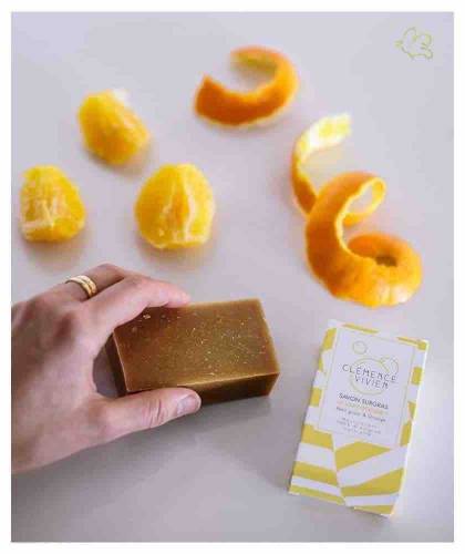 Clémence & Vivien moisturizing soap Le Saint Bernard handmade  citrus l'Officina Paris