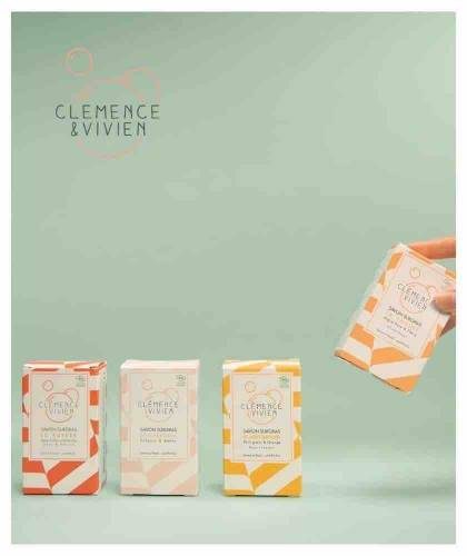 Clémence & Vivien Naturkosmetik handgefertigte rückfettende Seife Bio Le Saint Bernard Zitrus  l'Officina Paris