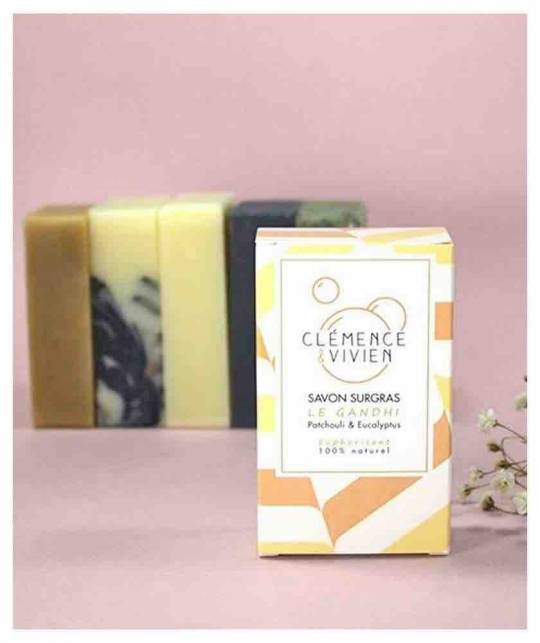 Clémence & Vivien natural soap Le Gandhi handmade moisturizing Patchouli l'Officina Paris