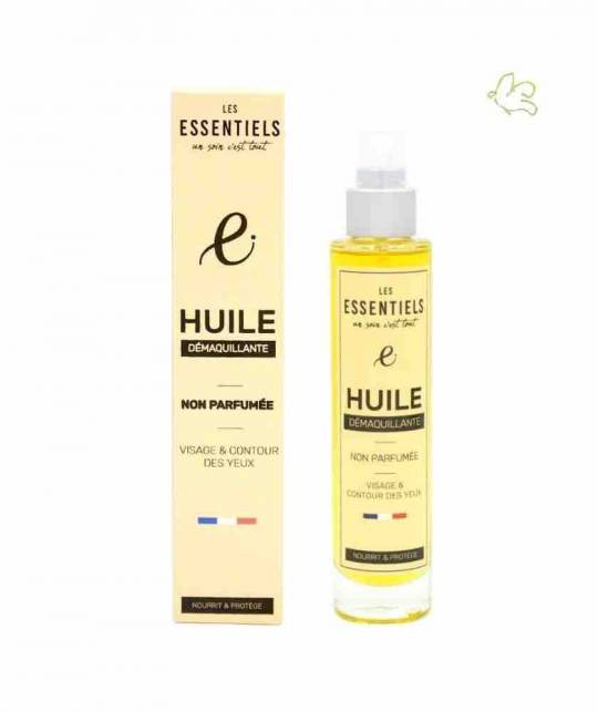 Organic Cleansing Oil fragrance free Les Essentiels Provence France