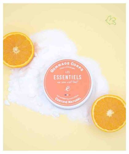 Organic Sugar Scrub body Orange Blossom natural cosmetics Les Essentiels