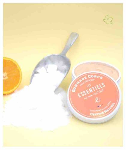 Organic Sugar Scrub body Orange Blossom natural cosmetics Les Essentiels