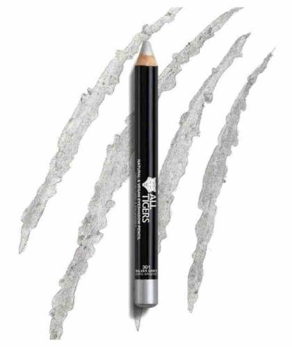 ALL TIGERS Eyeshadow Pencil Lidschatten SILBER GRAU 301 Naturkosmetik Eyeliner