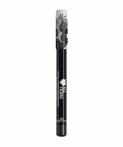 ALL TIGERS eyeliner Eyeshadow Pencil DARK BROWN 303 natural