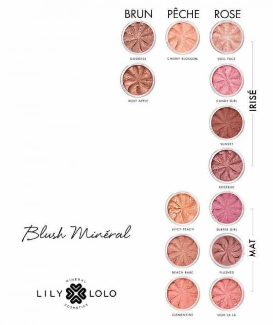 Lily Lolo Mineral Blush natural cosmetics l'Officina Paris organic beauty