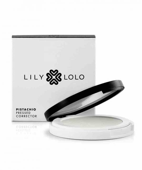 Maquillage Lily Lolo Correcteur Compact Anti Rougeurs Pistachio anti-bactérien vert naturel minéral