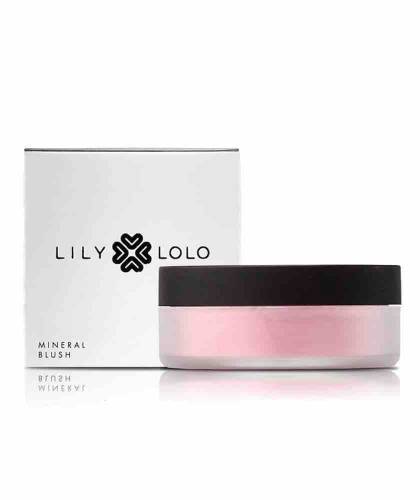 Lily Lolo Blush Minéral Cherry Blossom fard à joues pêche rosé irisé maquillage bio l'Officina