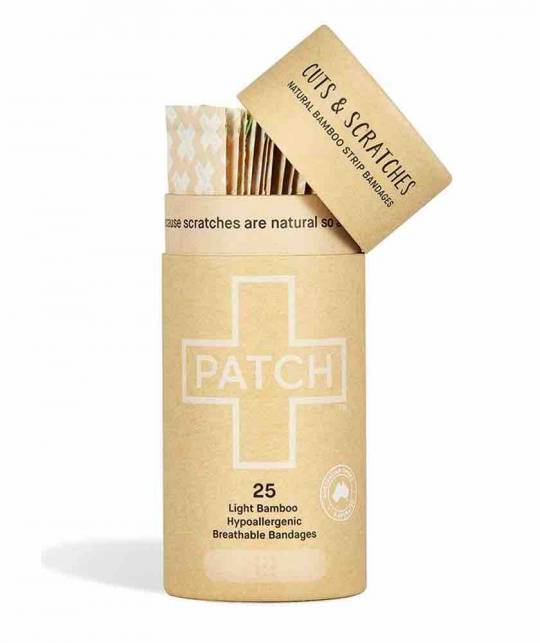 PATCH by Nutricare Natural Bamboo Bandages strips zero waste
