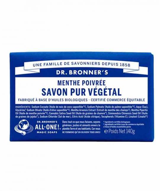 Dr. Bronner's Bar Soap Pfefferminze vegan