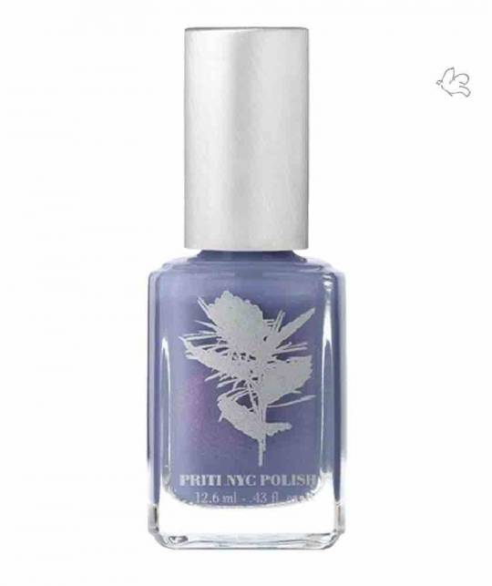 Priti NYC Natural Nail Polish 379 Happy Wanderer lilac green beauty vegan