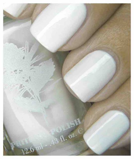 Priti NYC Natural Nail Polish 110 White Ballet Dahlia vegan clean beauty