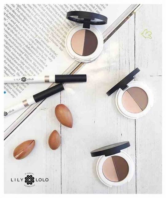 Lily Lolo Eyebrow Duo mineral cosmetics natural beauty swatch