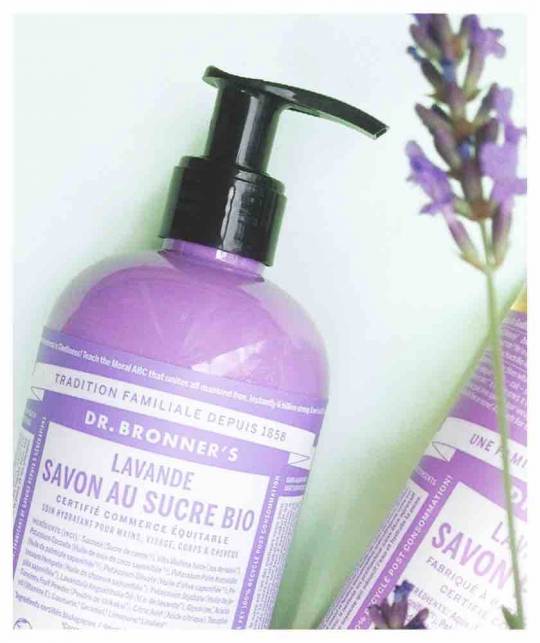 Dr. Bronner Lavender Organic Sugar Soap natural cosmetics