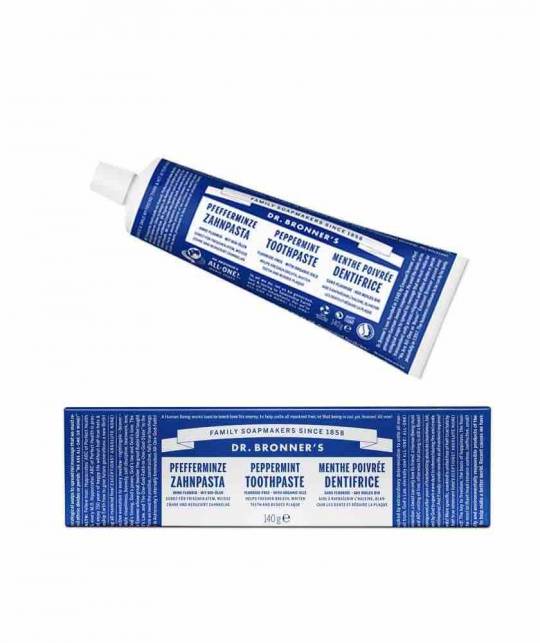 Dr Bronner's natural Toothpaste Peppermint All-One organic vegan