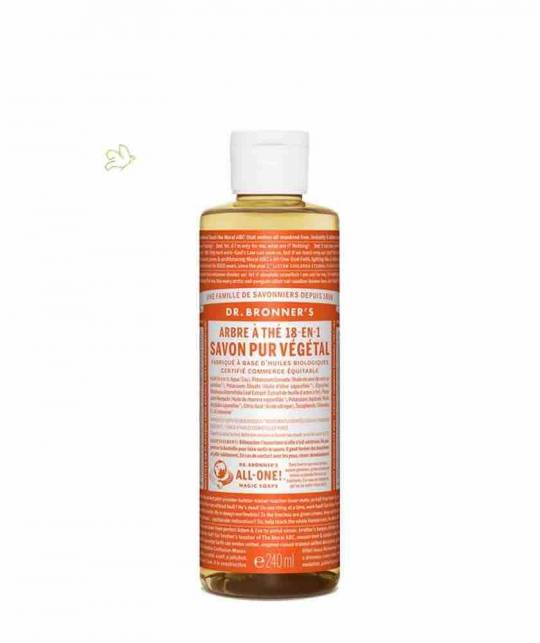 Dr. Bronner's Organic Liquid Soap Tea Tree natural cosmetics vegan acne