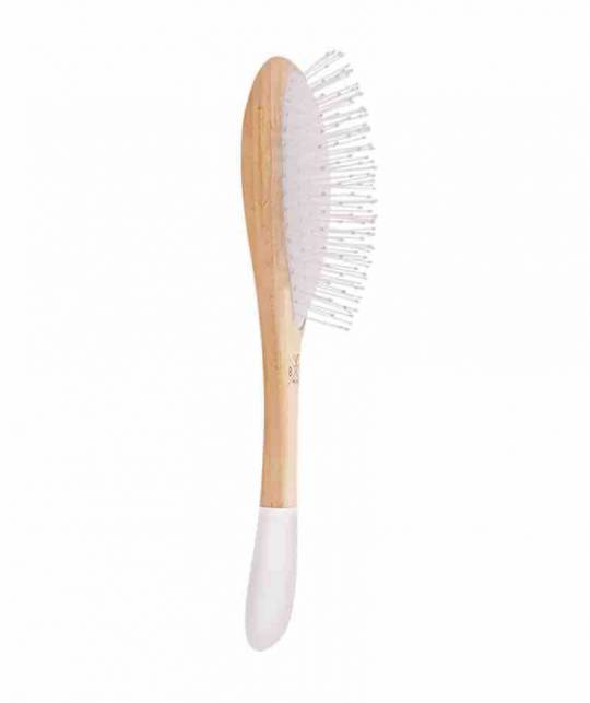 BACHCA Paris | Soft Bristle Hair Brush wooden handle Detangle