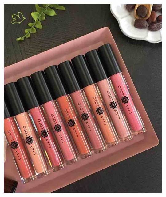 Lily Lolo Natural Lip Gloss Bitten Pink shimmery cosmetics l'Officina Paris