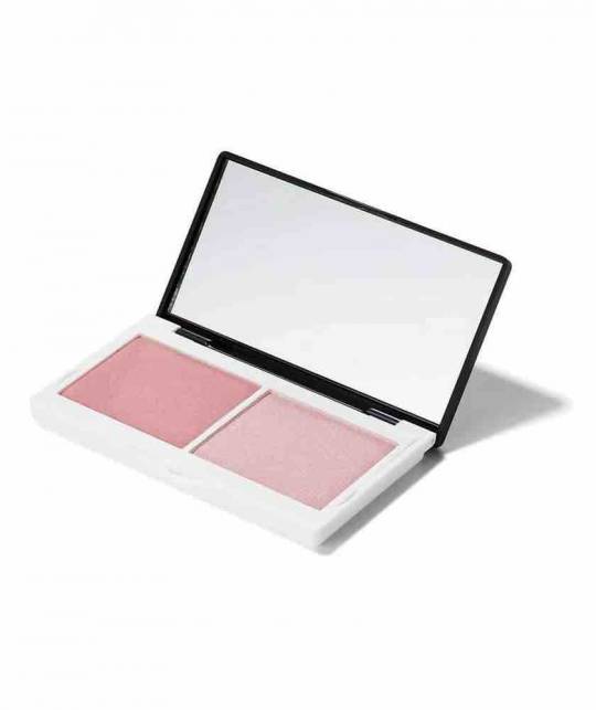 Fard à joues Lily Lolo Naked Pink - Duo Blush & Enlumineur irisé Rose maquillage minéral beauté bio