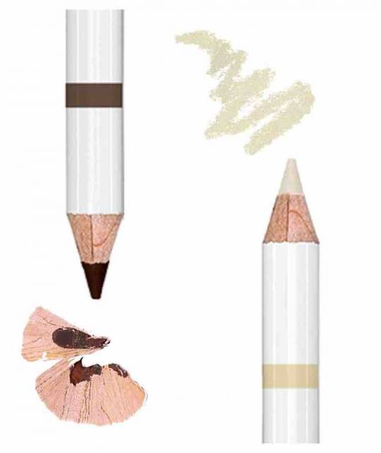 Lily Lolo - Augenbrauenstift Eyebrow Pencil Duo medium 2in1 Naturkosmetik vegan
