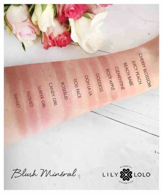 Lily Lolo Blush Minéral Ooh La La rose vif mat poudre maquillage bio