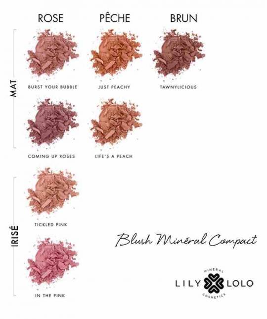 Lily Lolo - Blush Compact Minéral Pressed swatch beauté bio