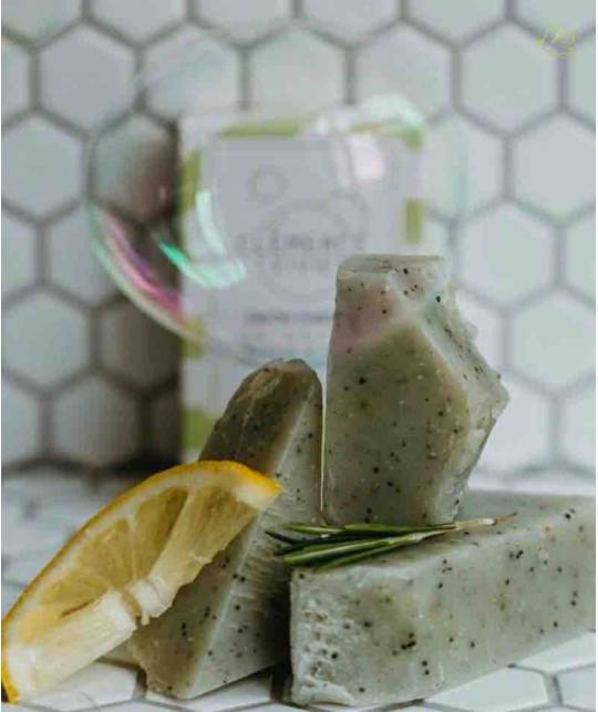 Clémence & Vivien moisturizing soap organic natural Le Gecko exfoliating handmade