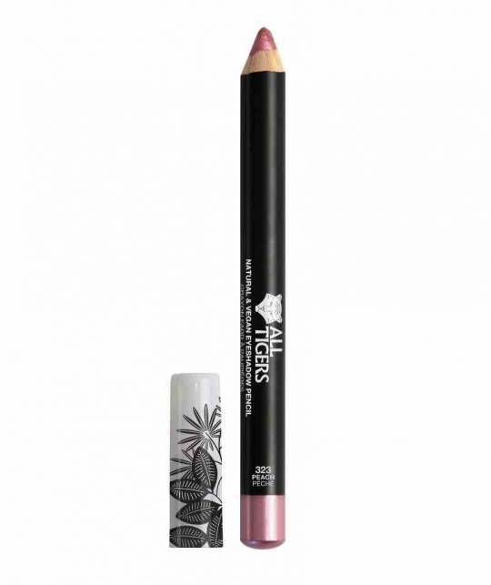 ALL TIGERS Lidschatten Eyeliner Naturkosmetik Eyeshadow Pencil PFIRSICH 323 rosa l'Officina Paris