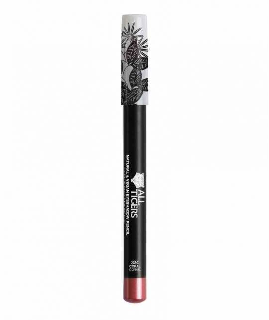 ALL TIGERS Lidschatten Eyeliner Naturkosmetik Eyeshadow Pencil KORALLE 324 l'Officina Paris