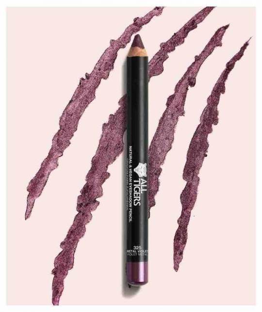 ALL TIGERS Eyeshadow Pencil METAL PURPLE 325 natural makeup l'Officina Paris