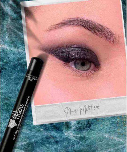 ALL TIGERS Eyeshadow Pencil METAL BLACK 328 natural makeup l'Officina Paris