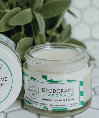 Naturkosmetik Deodorant Creme Bio Clémence & Vivien L'Herbacé grasig l'Officina Paris