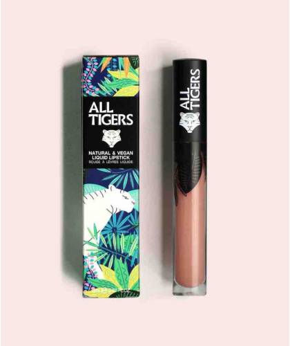 Lippenstift ALL TIGERS  Matt BEIGE 681 Nude Naturkosmetik vegan Liquid Lipstick Trust my Instinct