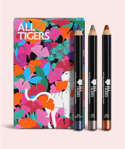 ALL TIGERS Coffret Wild Spirit - 3 Crayons Fards à Paupières maquillage naturel