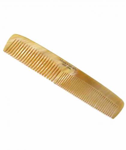 Horn Comb ABBEYHORN double tooth 16,8 cm handmade in UK
