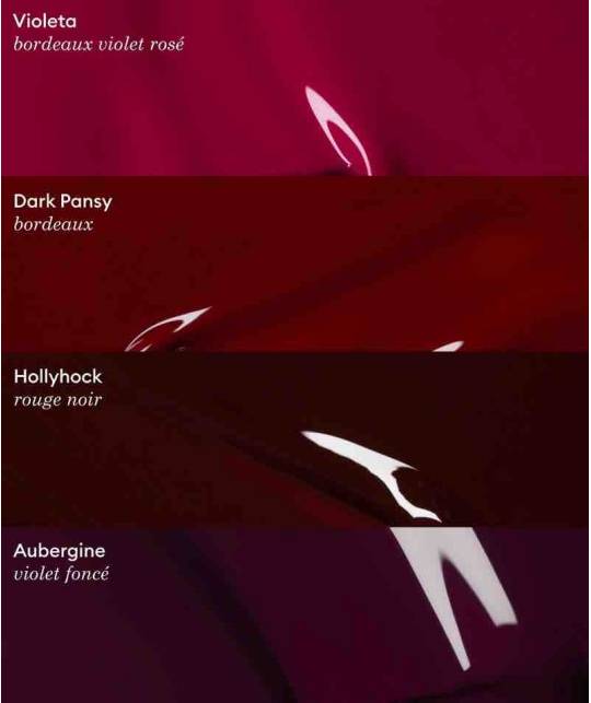 Manucurist Paris - Nail Polish GREEN Dark Pansy Red Bordeaux