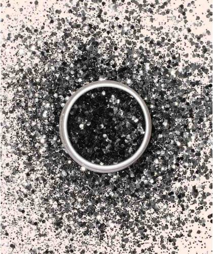 Manucurist Black Diamond Biologisch abbaubare Pailletten Nail Art Maniküre Glitter Glitzer