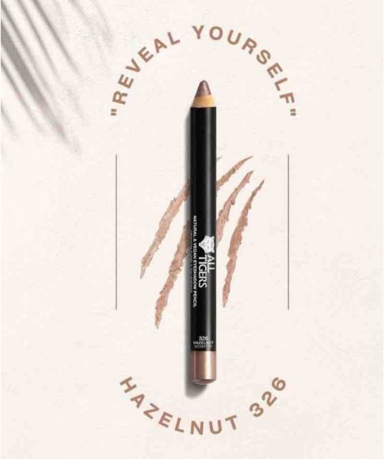 ALL TIGERS Eyeshadow Pencil Lidschatten HASELNUSS 326 braun Naturkosmetik l'Officina Paris