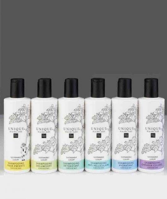 UNIQUE Haircare Feuchtigkeits-Shampoo Bio Kornblume Naturkosmetik aus Dänemark