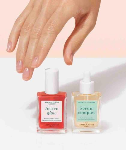 Manucurist Healthy Glow Duo soin ongles Active Glow Sérum Complet