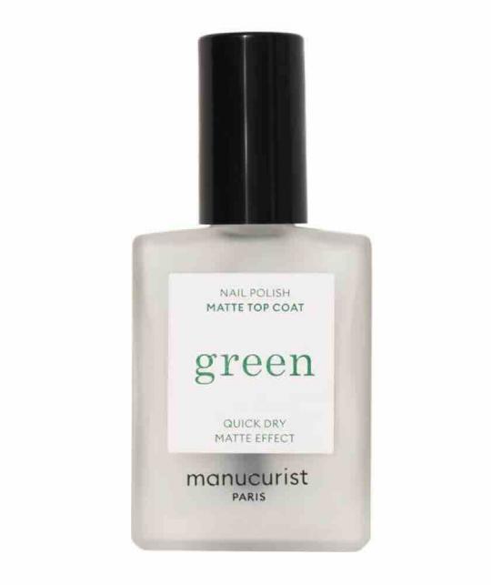 Manucurist GREEN Top coat Mat Green vernis naturel manucure zéro défaut