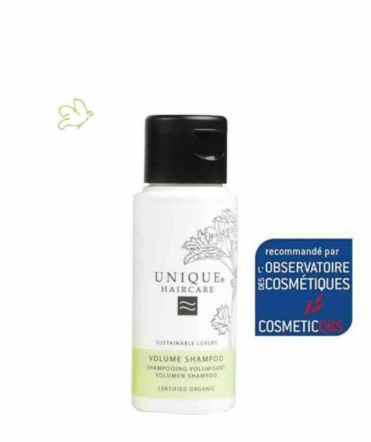 UNIQUE Haircare Volumen Shampoo Pfefferminze 50ml mini Naturkosmetik Dänemark