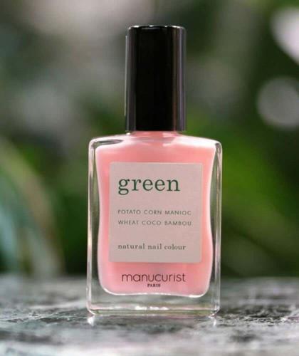 Nude Pink nail polish Manucurist GREEN Hortencia fresh pink l'Officina Paris