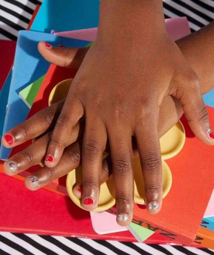 Kinder Nagellack Set BARBAPAPA Family Petite Manucurist unschädlich Farben wasserlöslich