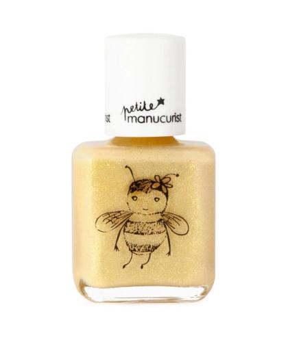 Petite Manucurist Kid Safe Nail Polish shimmery yellow gold PIA the Bee